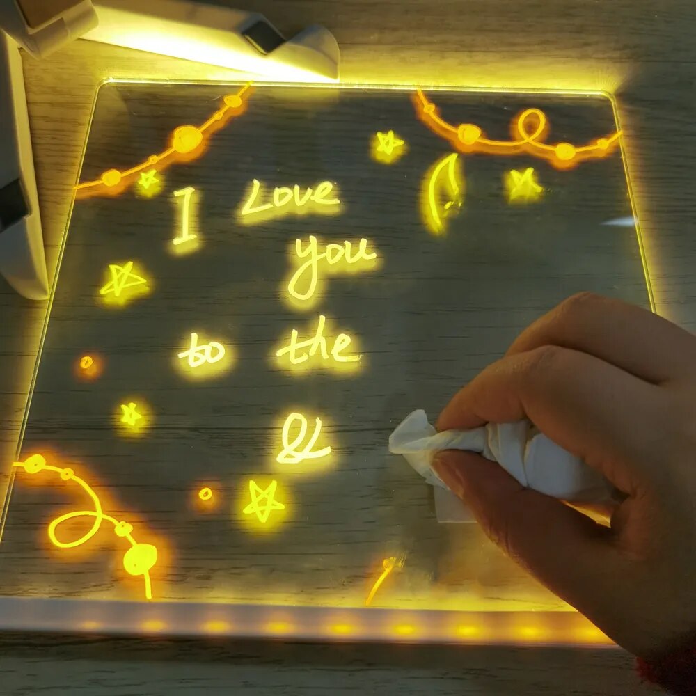 DIY Board™ Lavagna personalizzata con luci LED