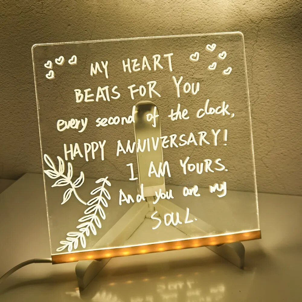 DIY Board™ Lavagna personalizzata con luci LED