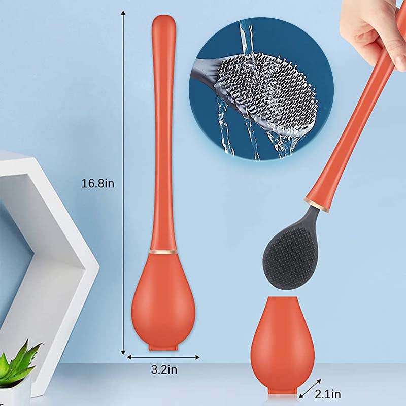 DeluxeClean™ Scopino per WC in silicone di design