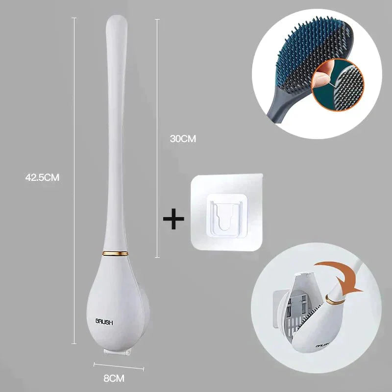 DeluxeClean™ Scopino per WC in silicone di design