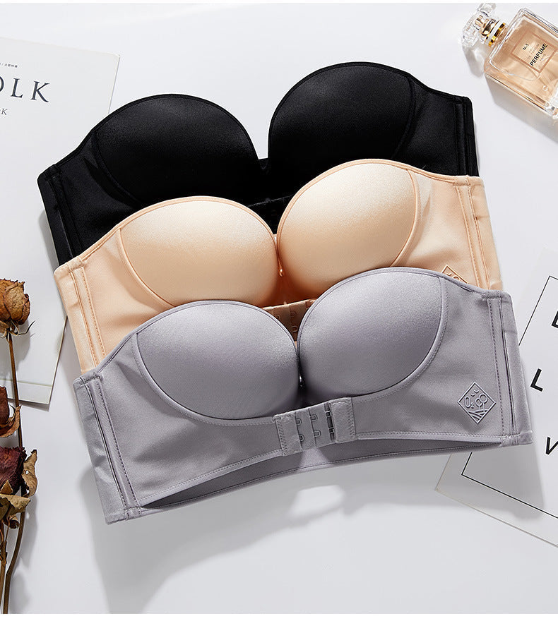 Diana Mills™️ Reggiseno push-up senza spalline