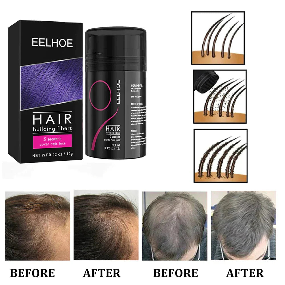 EELHOE HAIR™ Polvere contro la caduta dei capelli e riempimento rapido dell'attaccatura dei capelli