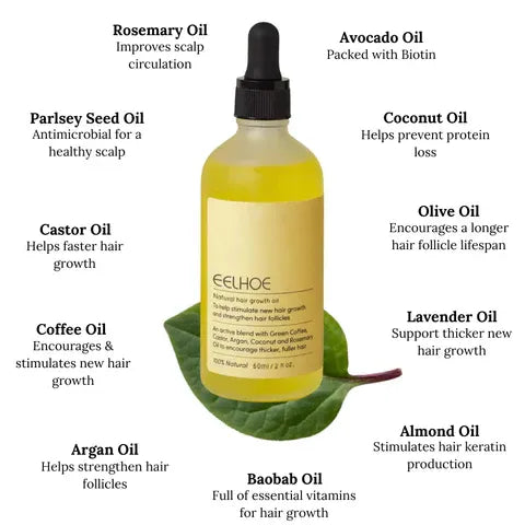 EELHOE Veghair™ Olio essenziale per la crescita dei capelli