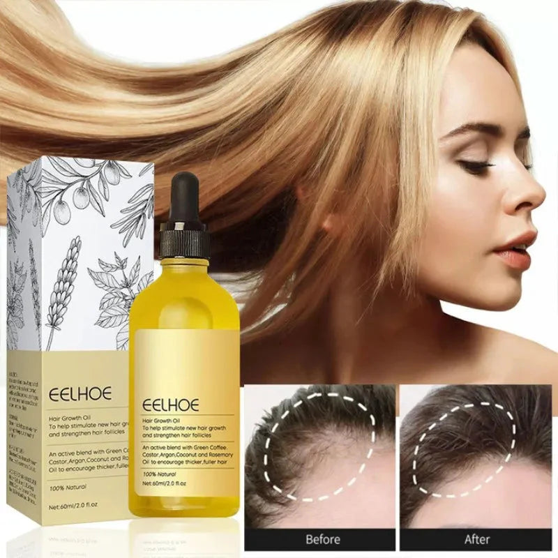 EELHOE Veghair™  Olio naturale vegano per la crescita dei capelli