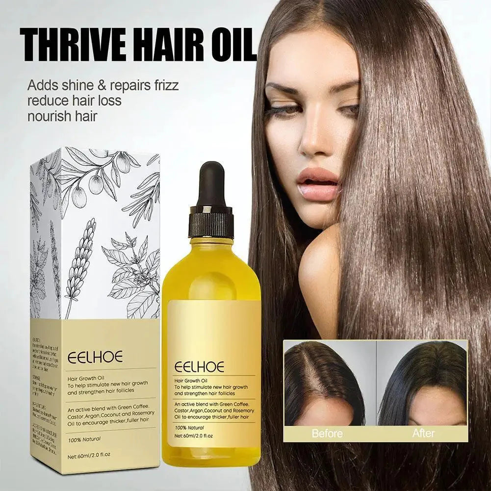 EELHOE Veghair™  Olio naturale vegano per la crescita dei capelli