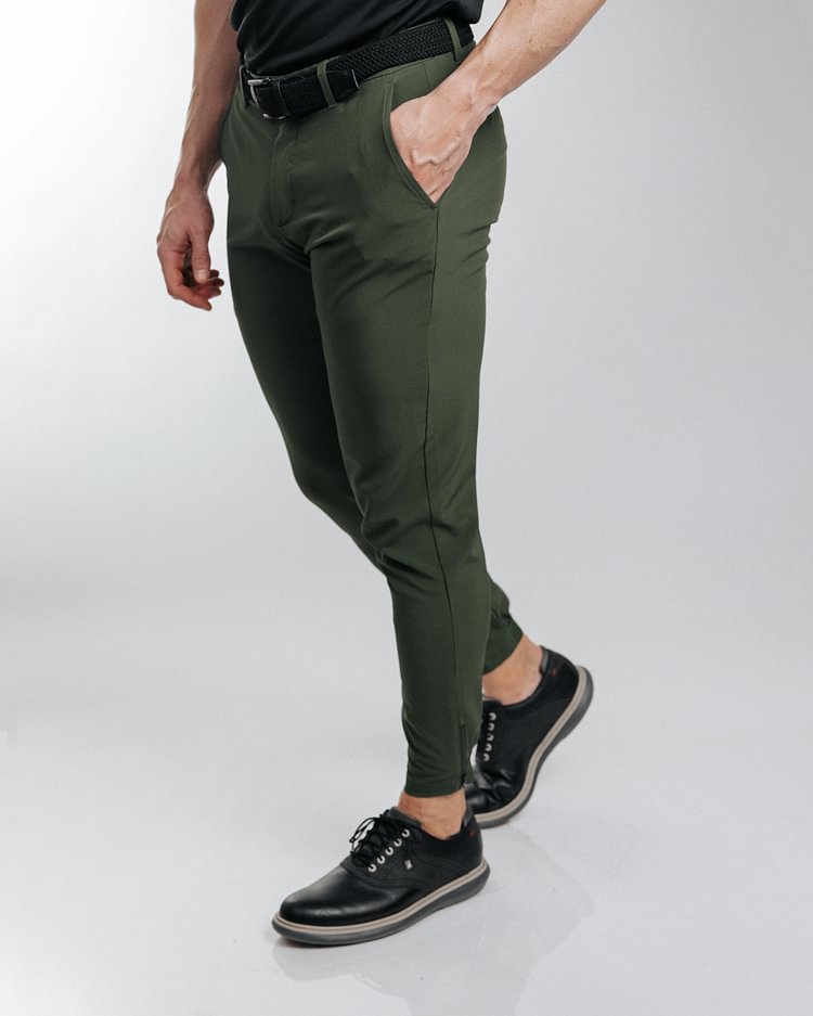 Erminio Costa™ Joggers slim fit con zip alla caviglia