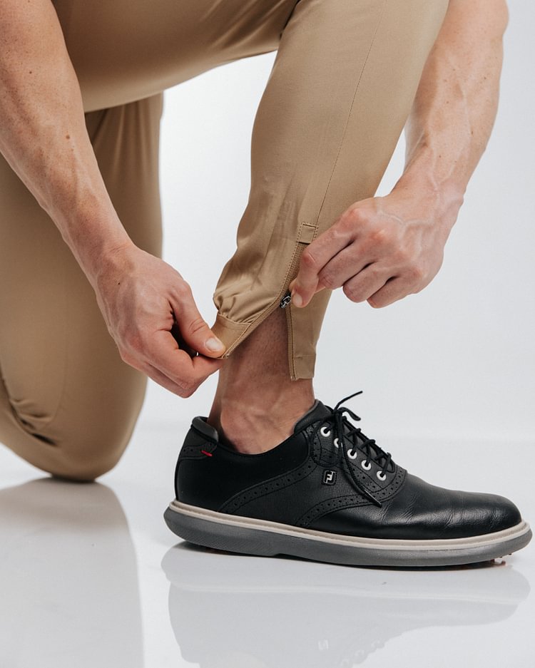 Erminio Costa™ Joggers slim fit con zip alla caviglia
