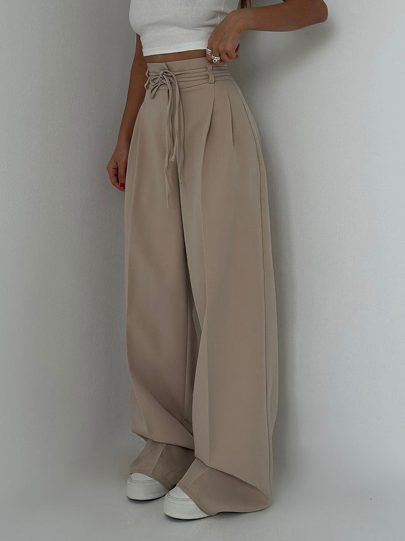 Eva Alberto™ Pantaloni larghi a vita alta