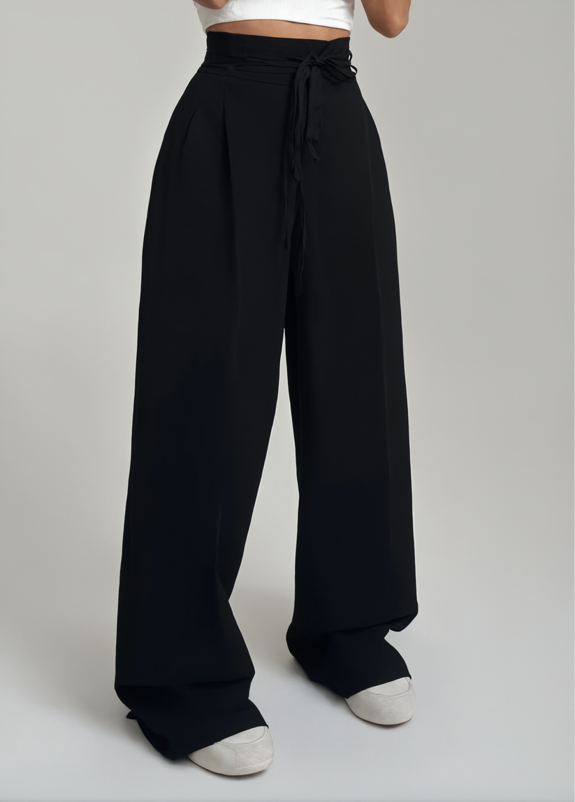 Eva Alberto™ Pantaloni larghi a vita alta