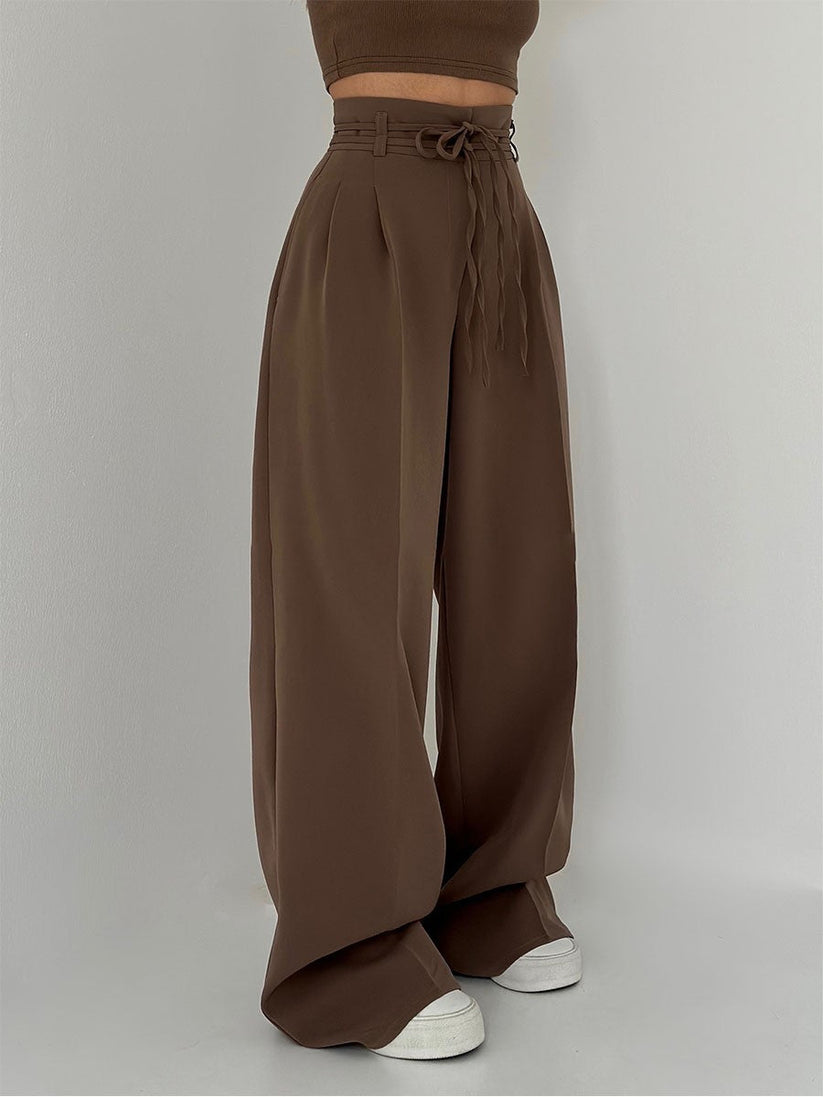 Eva Alberto™ Pantaloni larghi a vita alta