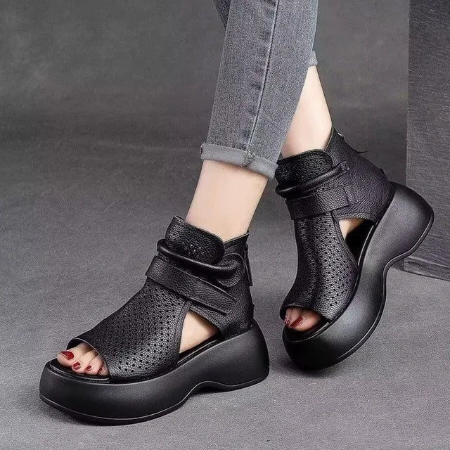 Evita Retro™ Moda estiva e sandali morbidi