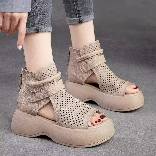 Evita Retro™ Moda estiva e sandali morbidi
