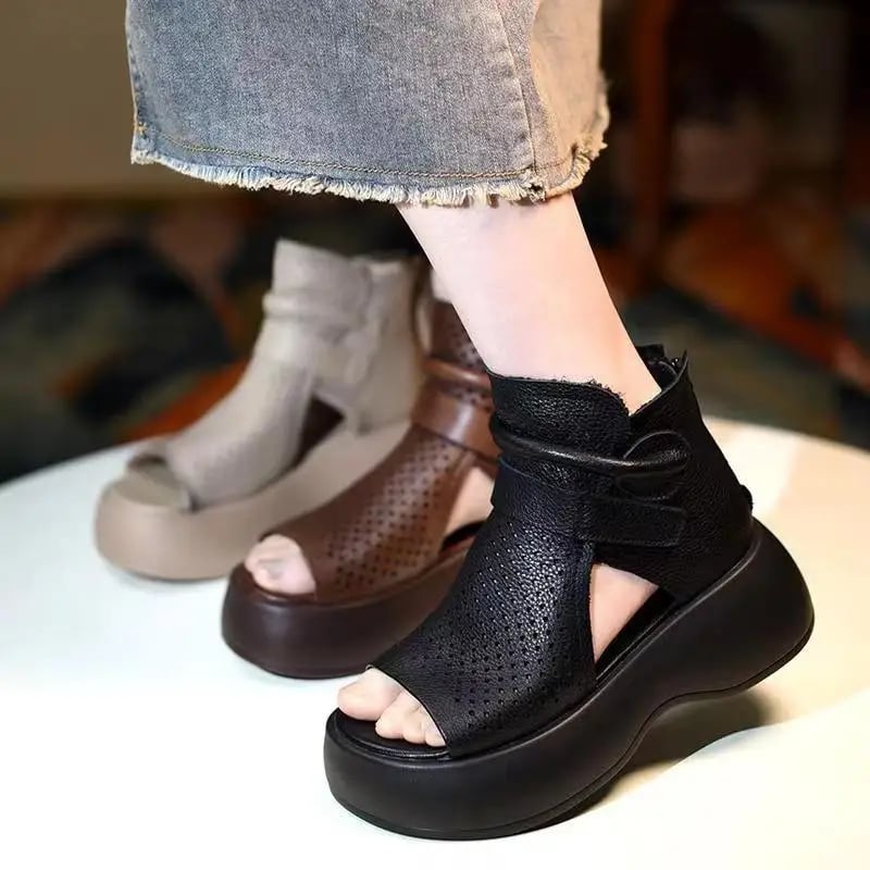 Evita Retro™ Moda estiva e sandali morbidi