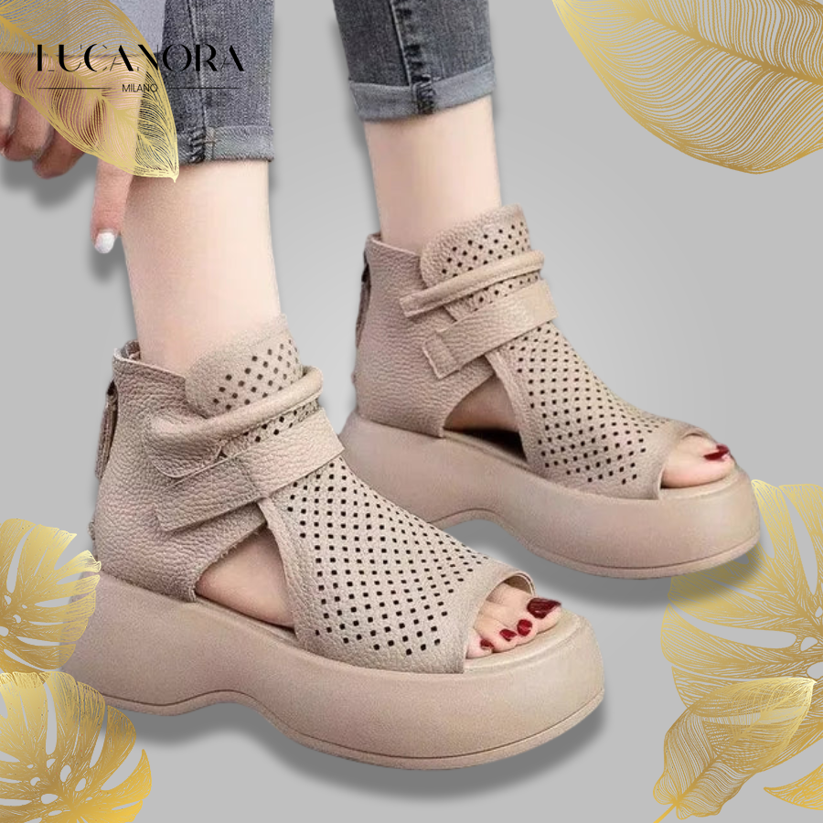 Evita Retro™ Moda estiva e sandali morbidi