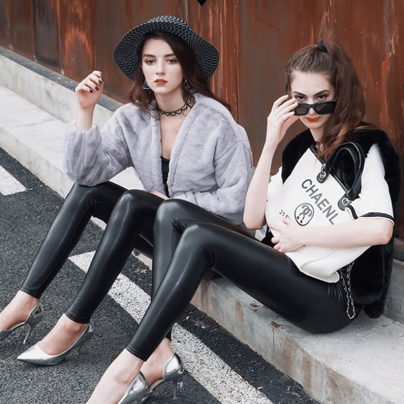 Evonne™ Leggings in pelle calda
