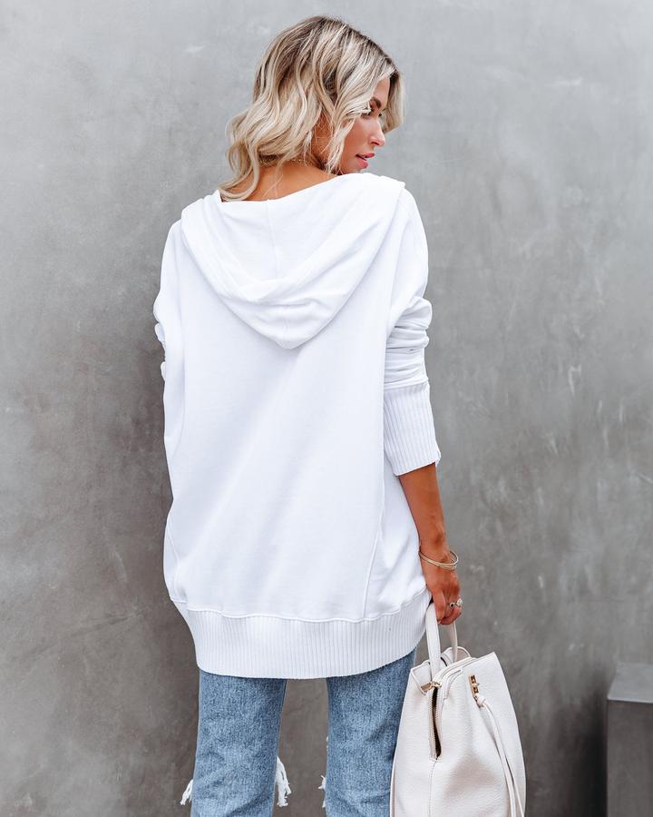 Fina Piccio™️ Felpa oversize con cappuccio e fori per i pollici