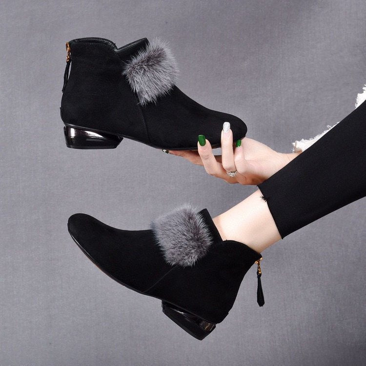 Flora Ingrao™️ Stivaletti invernali caldi e alla moda