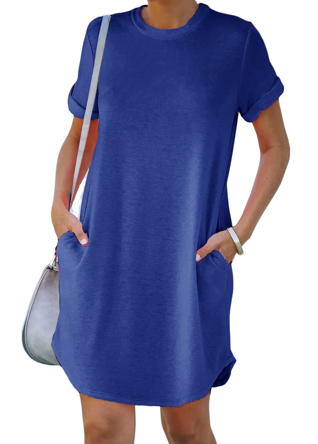 Florence Côté™ Abito casual con maniche corte e tasche