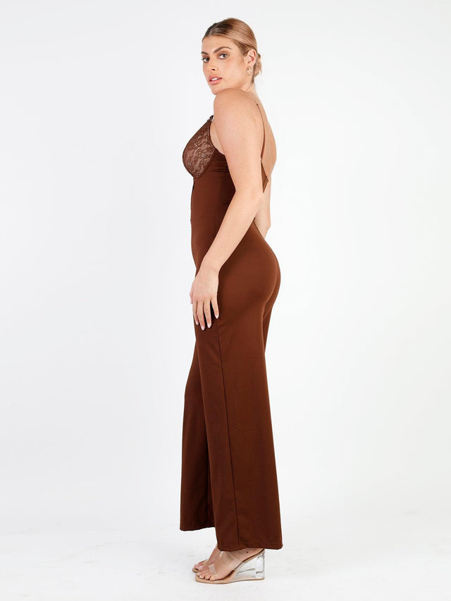 Francesca Faia™ Tuta in pizzo con modellatura incorporata