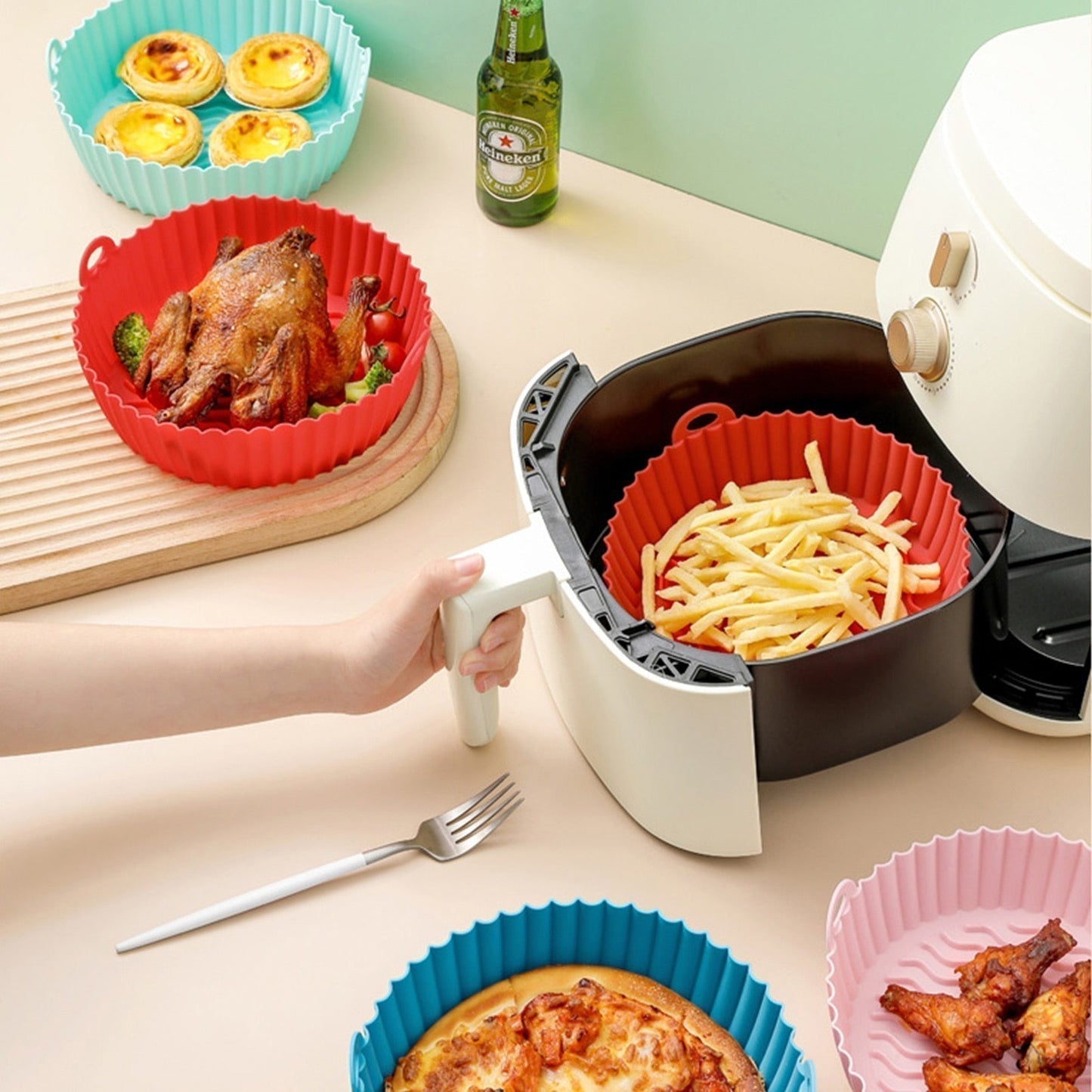 FryProtect™ Friggitrice ad aria in silicone