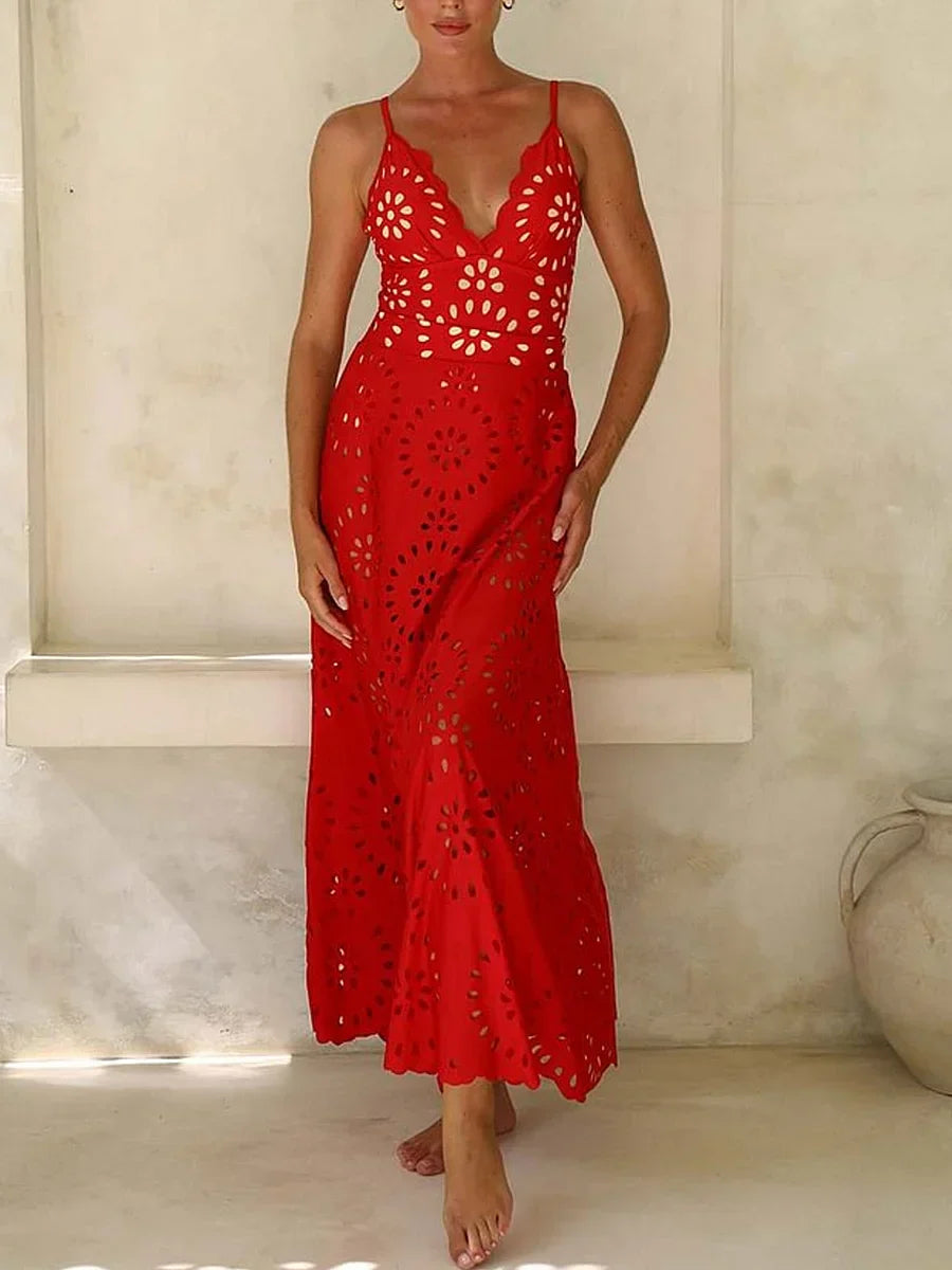 Gioia Siena™ Costume intero floreale e gonna