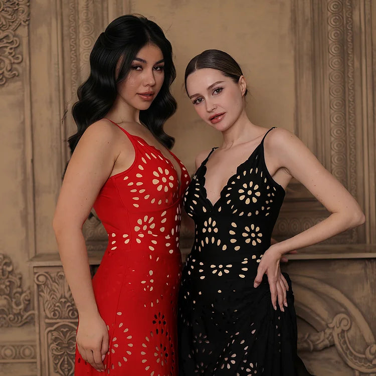 Gioia Siena™ Costume intero floreale e gonna