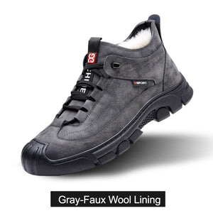 Grigio - con fodera in lana artificiale