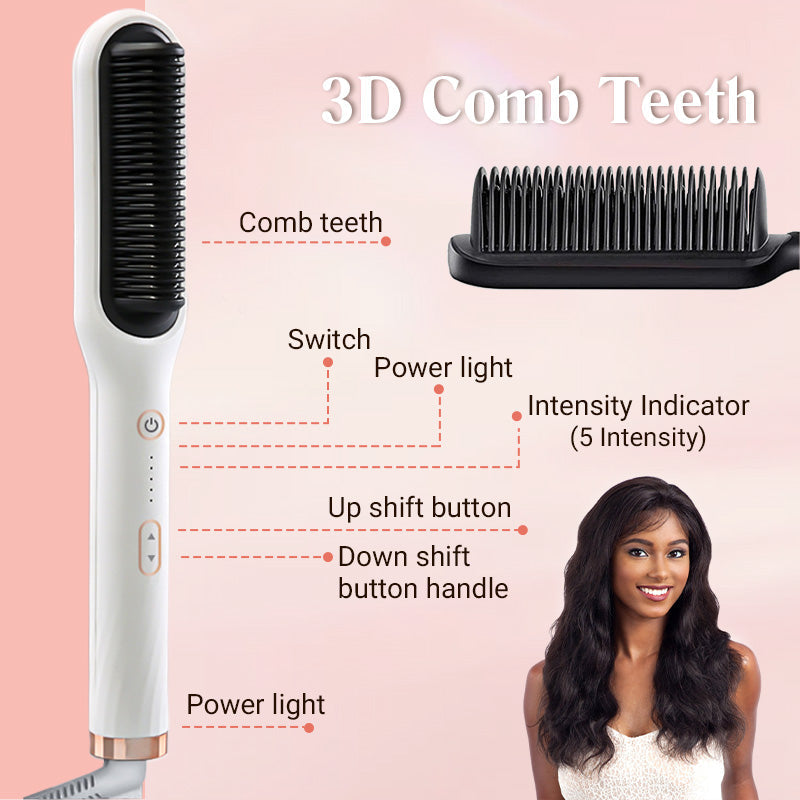GlamComb™ Pettine ionico per lisciare i capelli