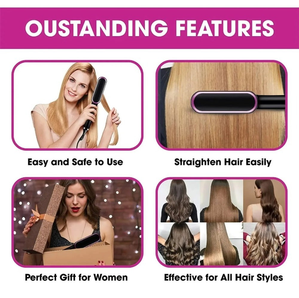GlamComb™ Pettine ionico per lisciare i capelli