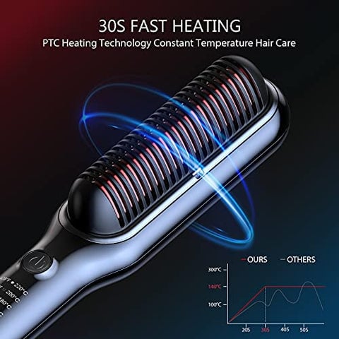 GlamComb™ Pettine ionico per lisciare i capelli