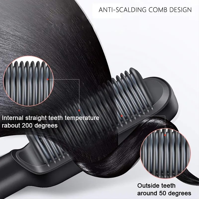 GlamComb™ Pettine ionico per lisciare i capelli