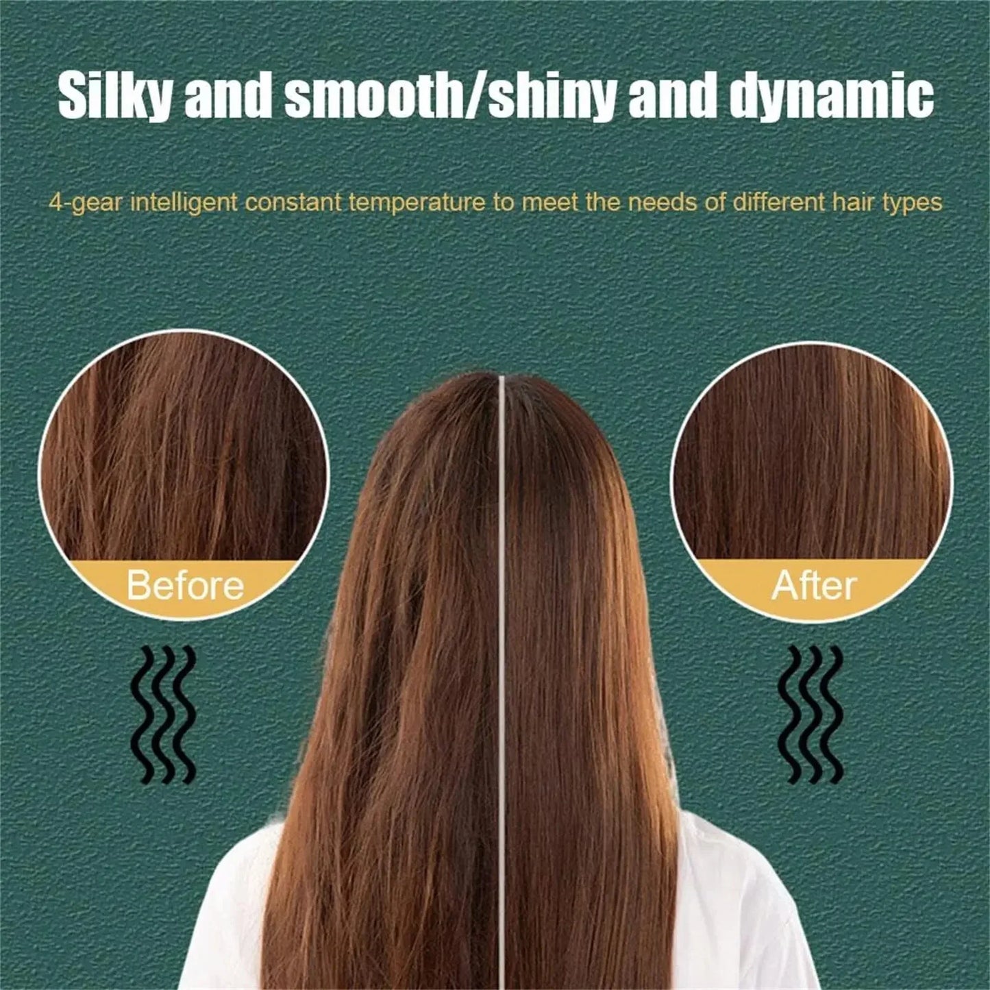 GlamComb™ Pettine ionico per lisciare i capelli