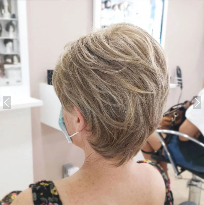 GlamTop™ Capelli corti da donna con frangia