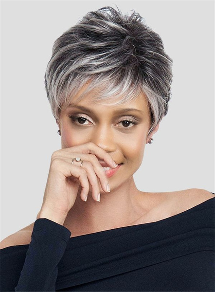GlamTop™ Capelli corti da donna con frangia