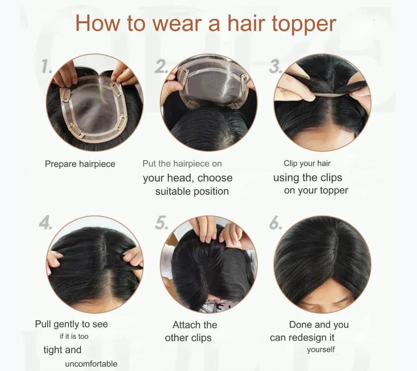 GlamTop™ Capelli corti da donna con frangia