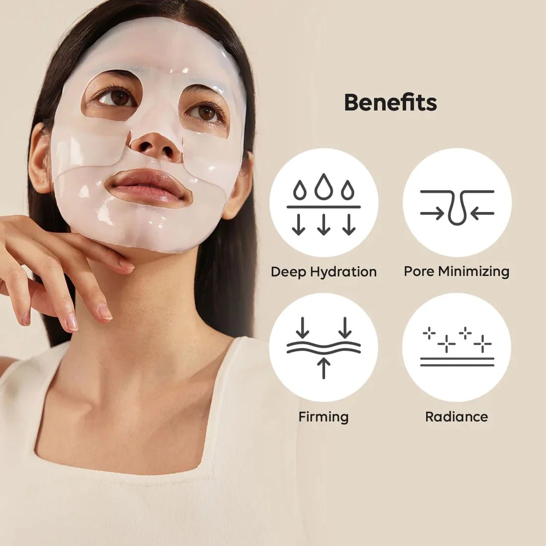 GlowMist™ Maschera notte al biocollagene profondo