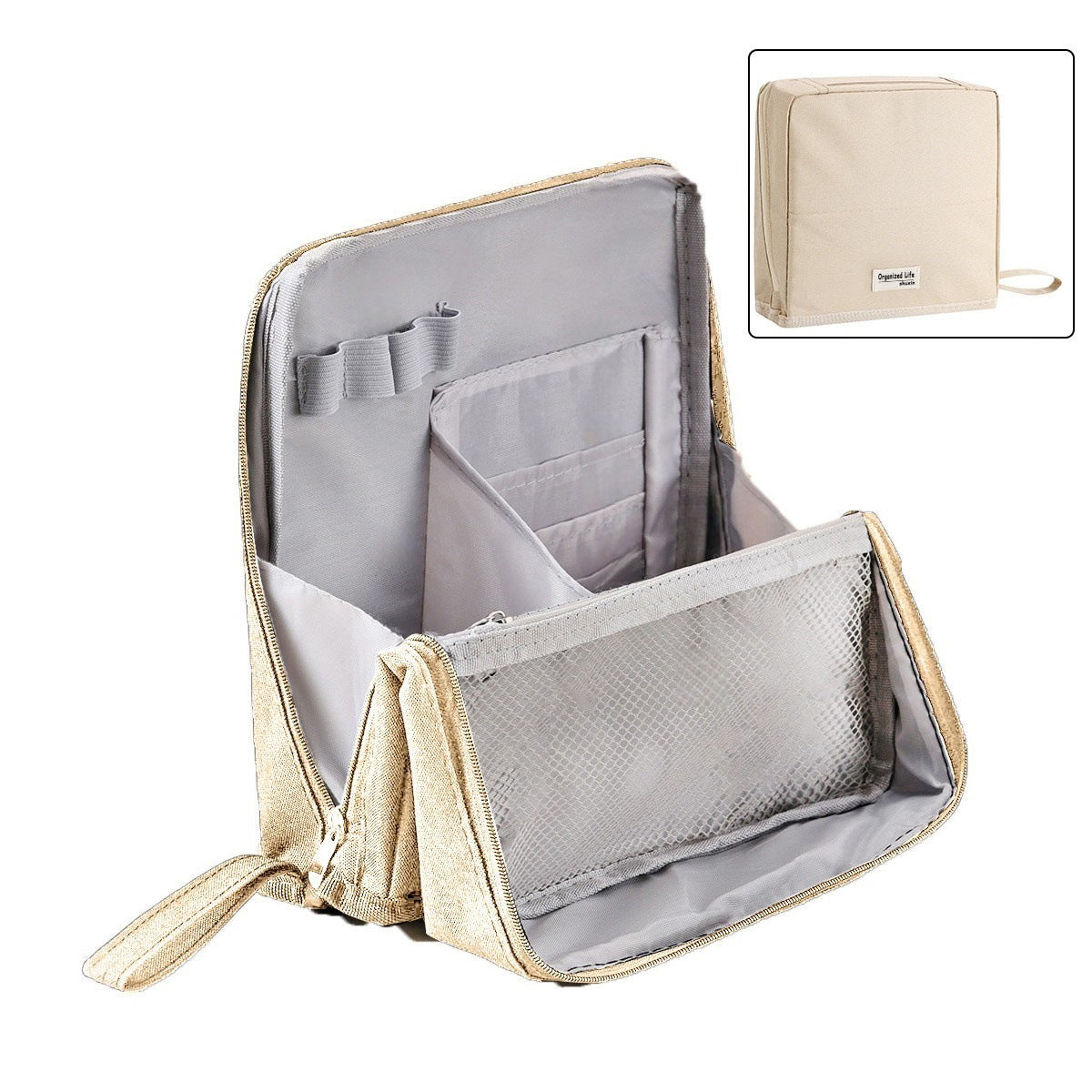 GlowPort™ Borsa per il trucco da viaggio organizzata
