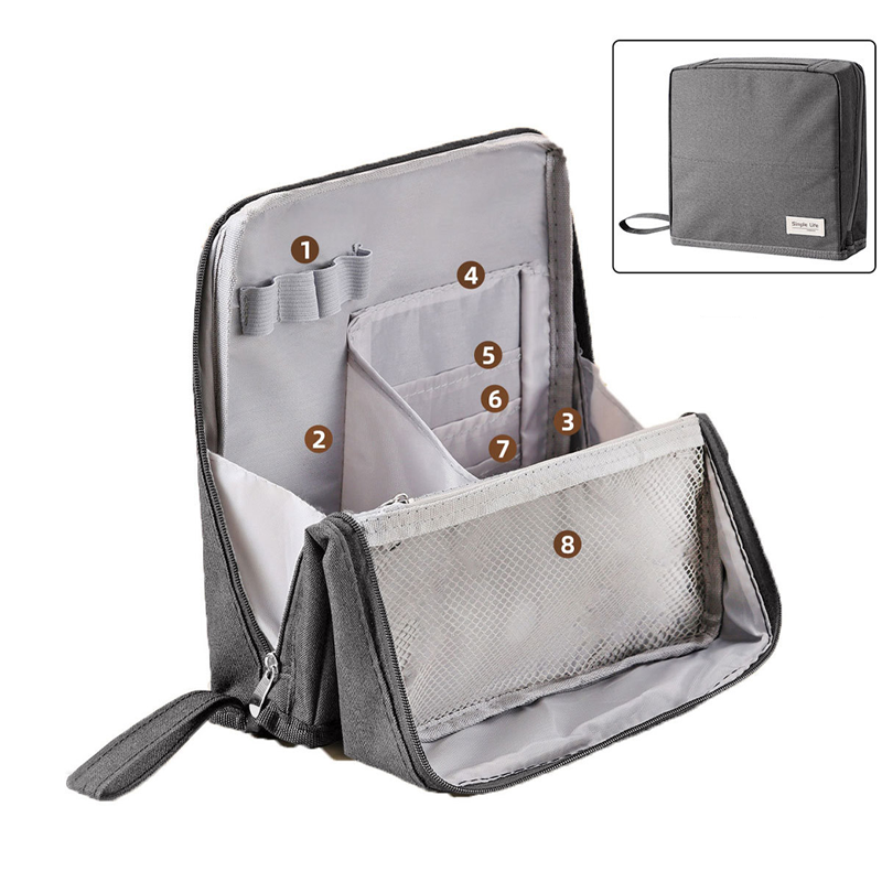 GlowPort™ Borsa per il trucco da viaggio organizzata