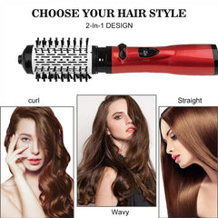 Hair Glam™️ Spazzola rotante, styler e asciugacapelli 3 in 1
