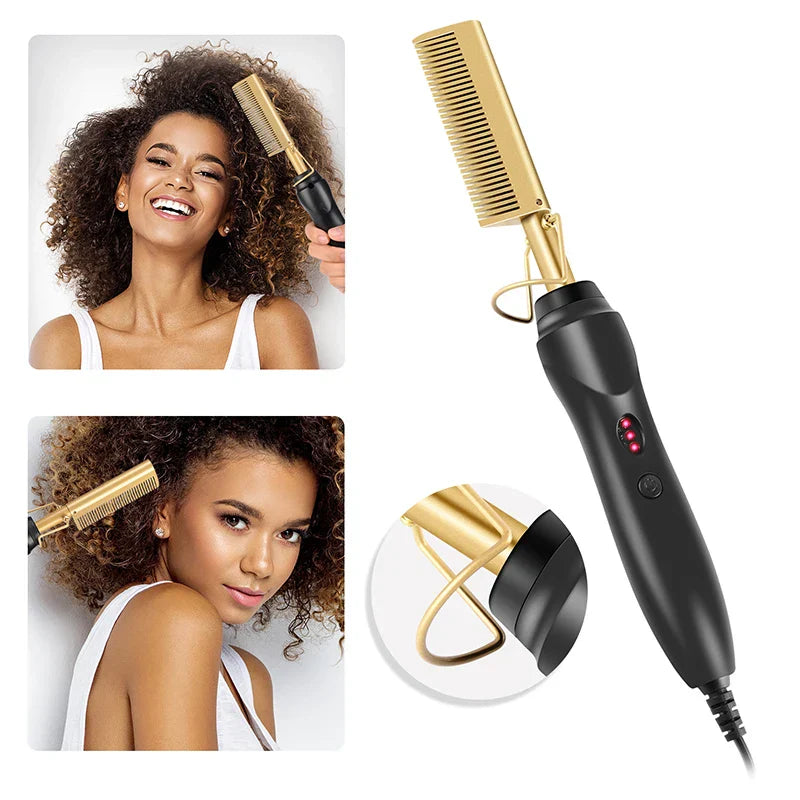 HeatNova™ Piastra per capelli elettrica titan