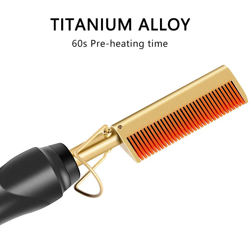 HeatNova™ Piastra per capelli elettrica titan