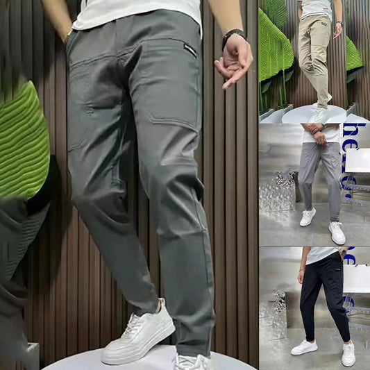 Henry Charlois™️ Comodi pantaloni cargo elasticizzati