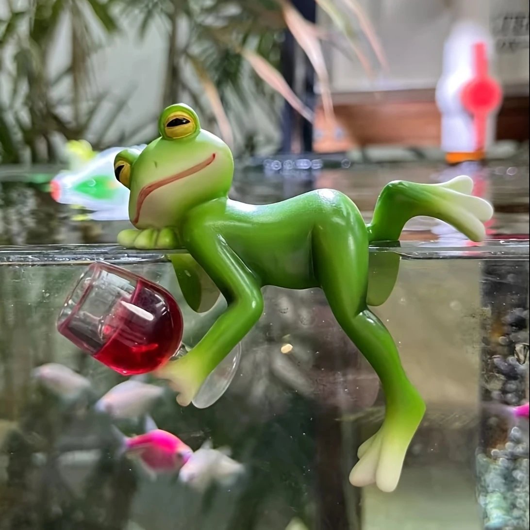 HopKins™ Ornamento per vaso di fiori a forma di rana sospesa