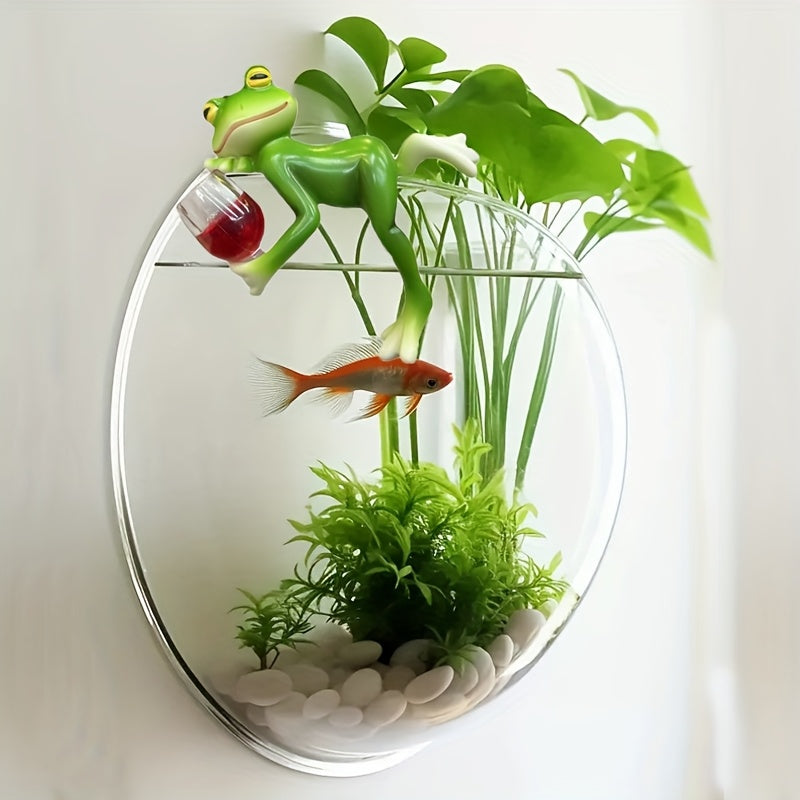 HopKins™ Ornamento per vaso di fiori a forma di rana sospesa