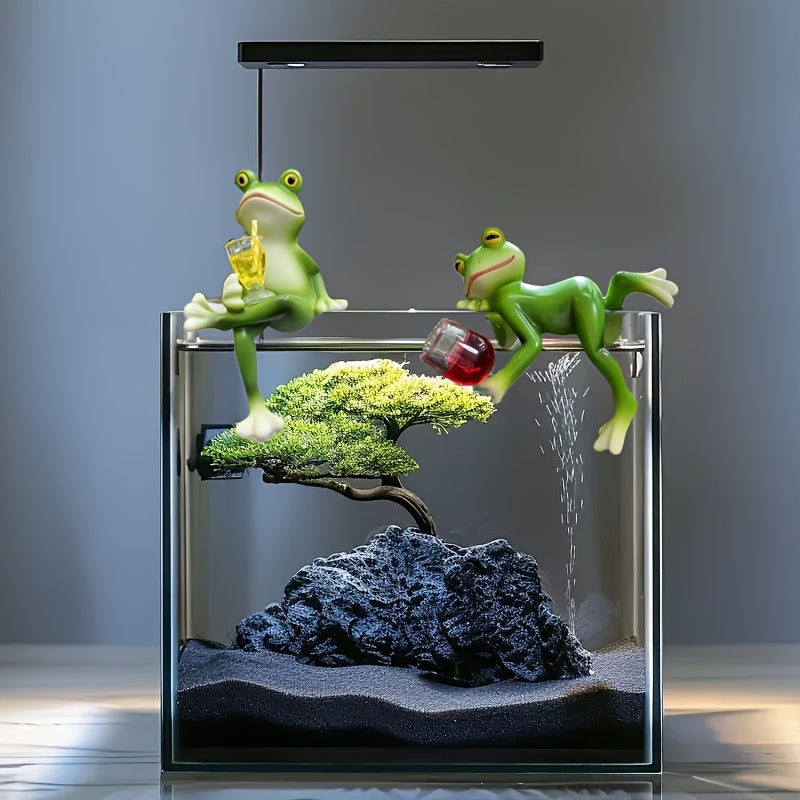 HopKins™ Ornamento per vaso di fiori a forma di rana sospesa