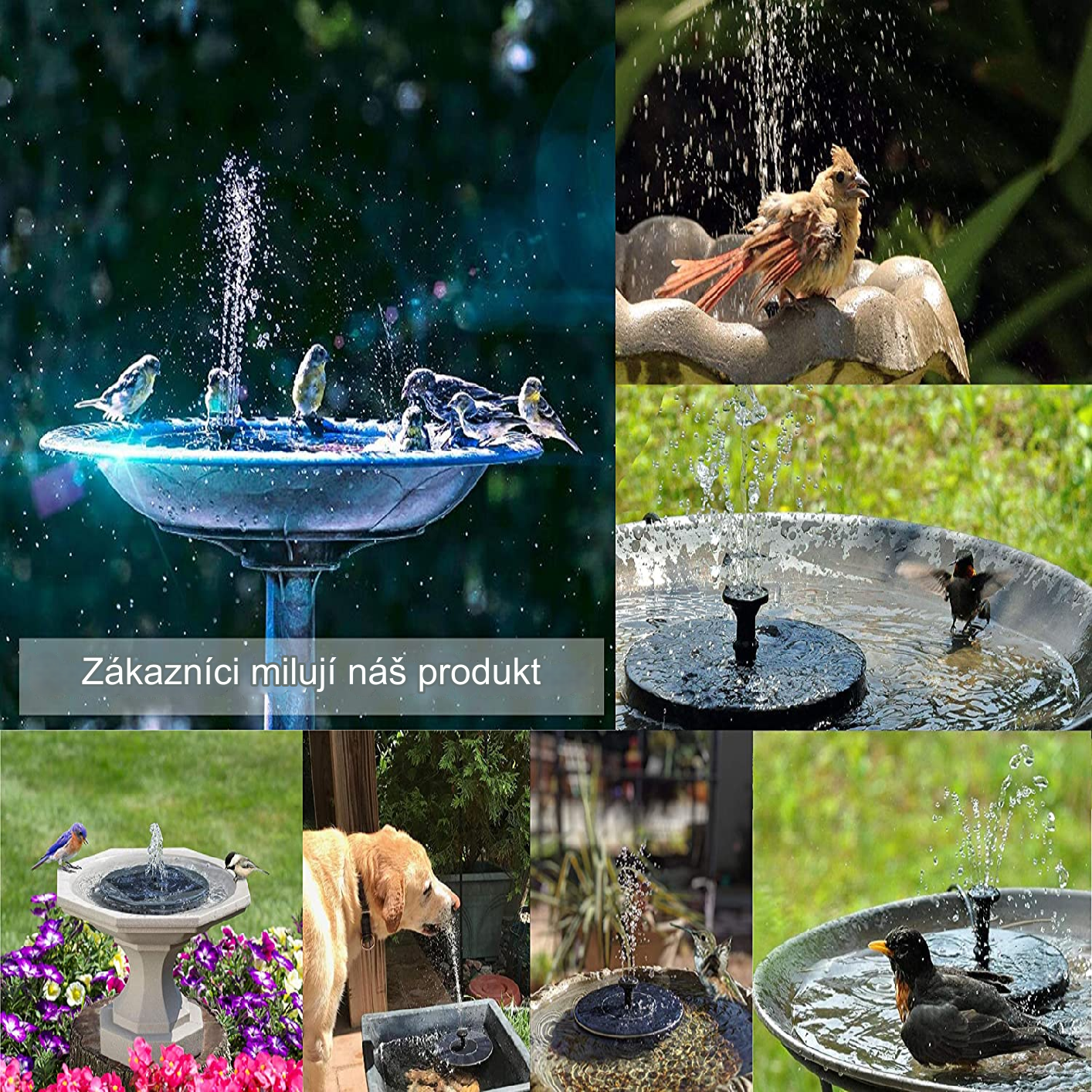 Hydro Sun™ Fontana d'acqua a energia solare
