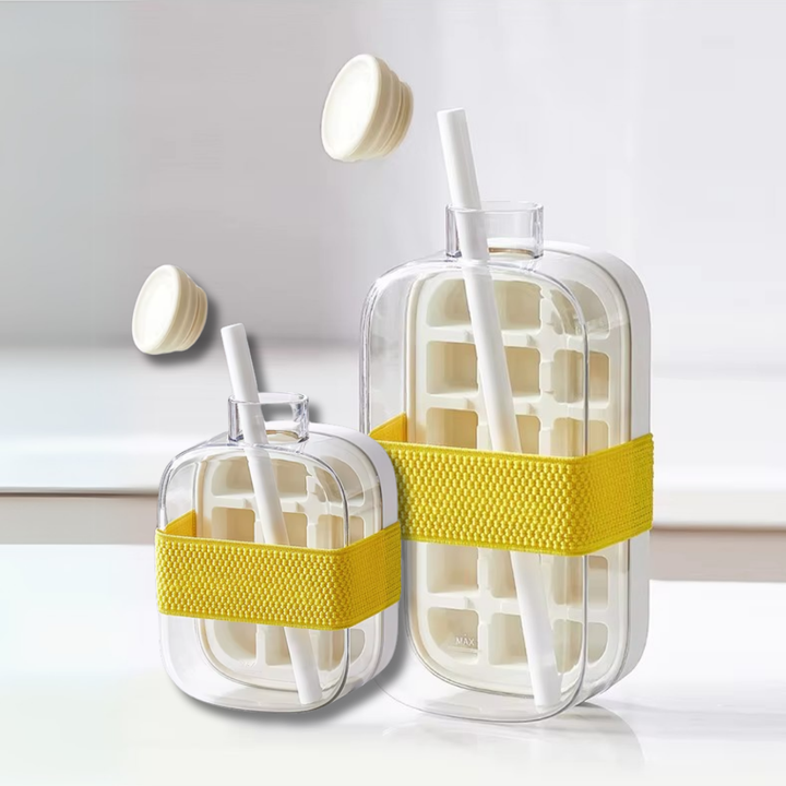 IceMate™ 2 in 1 vassoio per cubetti di ghiaccio e bottiglia