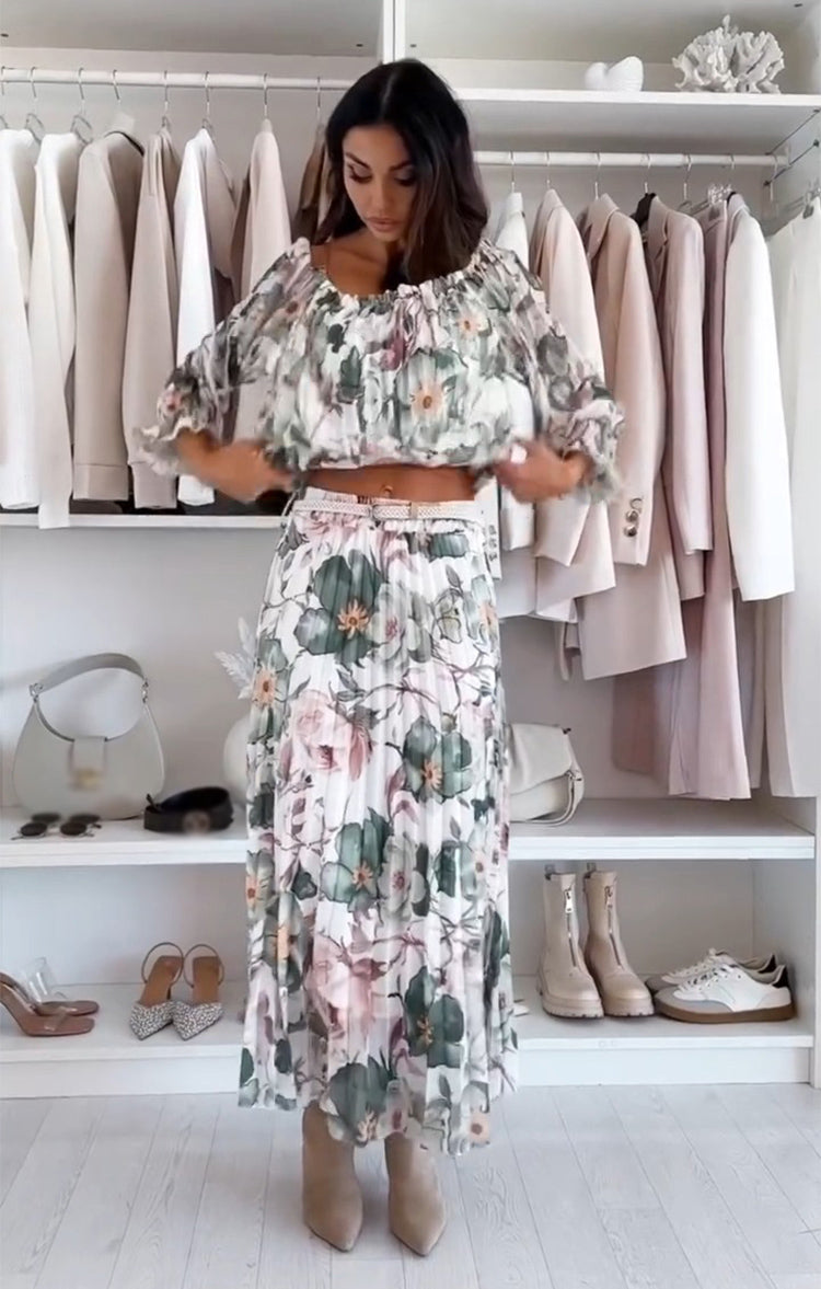 Isa Fiandaca™ Set floreale a due pezzi