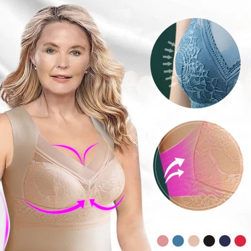Jade Laurent™️ Top senza maniche coibentato 2 in 1 con reggiseno incorporato
