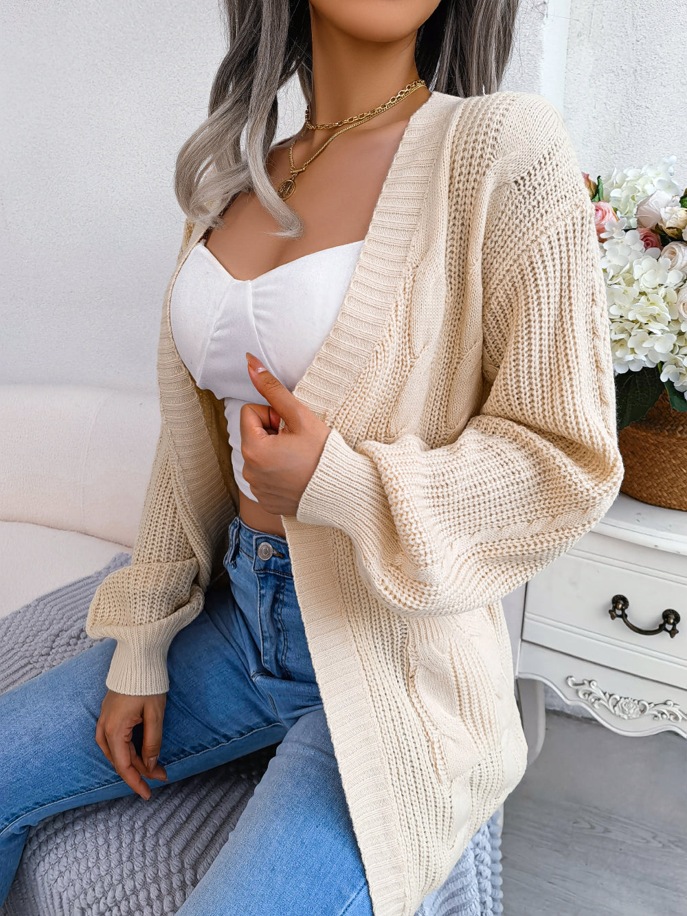 Jolanda™️ Cardigan lavorato a maglia da donna